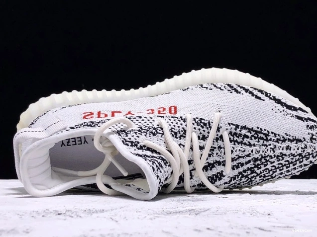 350 White Adidas V2 Boost Black CP9654 Yeezy Zebra 0801